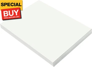 (Formerly ) Construction Paper, White, 9" x 12", 100 Sheets - Picture 1 of 6