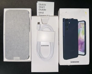 Samsung Galaxy A35 5G Smart Phone 128GB 6GB Unlocked Awesome Navy SM-A356U - Zdjęcie 1 z 17