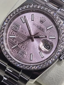 Rolex 116244 Datejust diamond bezel anniversary dial watch Complete Pkg "MINT" - Picture 1 of 24