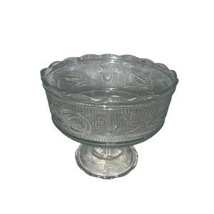 Vintage E O Brody 2701 Round Clear Glass Compote - Picture 1 of 4