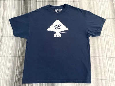 LRG Lifted Research Group Mens Size 2XL T-Shirt Navy Blue Outdoor Streetwear - Image 1 of 4