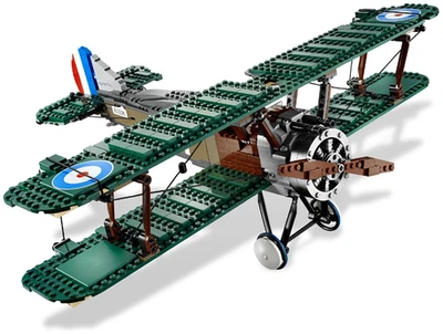 LEGO Sculptures Sopwith Camel 10226 In 2012 Used Retired Complete W/Manuals - Image 1 of 3