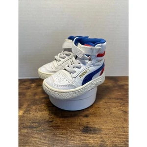 Baby PUMA High Tops SZ 4 Ralph Sampson Toddler Basketball Shoes Sportswear - Picture 1 of 7