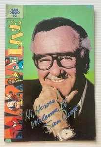 MARVEL LIVE!  San Diego #0 (Autogramm/Souvenirbuch) Stan Lee Cover 1993 - Bild 1 von 16