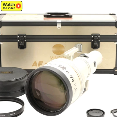 Minolta AF APO Tele 600mm f/4 HS - Mint - Signed by Shirahata Shiro From Japan - Image 1 of 4
