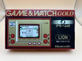 Nintendo Game & Watch LION LN-08 Gold Series NMIB 1981 Near Mint In Box