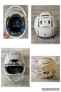 Schutt F7 VTD Collegiate Football Helmet White, Adult Medium. - Picture 1 of 5