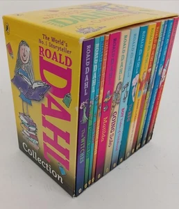 Roald Dahl Collection Buchbox Set 14 Bücher Pinguin Kinderbücher Sammlerstück - Bild 1 von 6