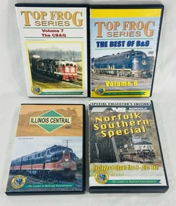 Green Frog Productions Train Locomotive Railroad DVD Lot (12 Discs In All!) - Picture 1 of 4