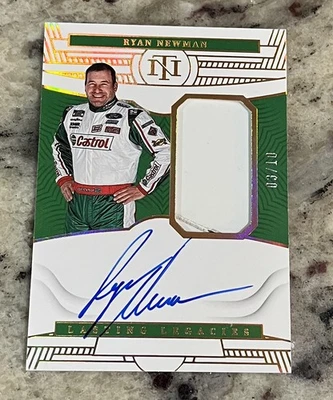 2023 Panini National Treasures Lasting Legacies Auto Ryan Newman # LL-RNW 3/10 - Image 1 of 2