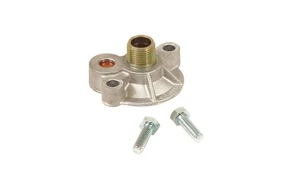 Mr. Gasket 1272 High Grade Aluminum Oil Filter Adapter Kit for 68-86 Chevy V8 - Picture 1 of 3