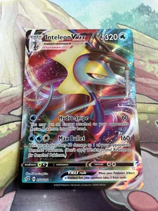 Tarjeta holográfica Pokémon Inteleon VMAX 050/192 Rebel Clash ultra rara casi nueva - Imagen 1 de 1