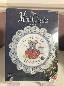 Disegni Per L’Ago - Mini Kit Punto Croce - Preferirei Cucire - Nuovo - Foto 1 di 2