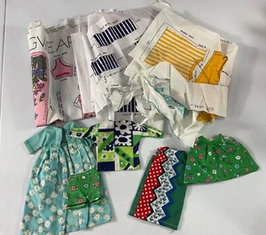 Vintage CUT N SEW, UNCUT Fabric Panel, Barbie Tammy Tressy 11” Doll Outfits - Picture 1 of 13