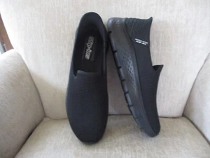 SKECHERS Slip-Ins GO WALK FLEX Walking Sneakers Black 124963 Women's 13 - Picture 1 of 12