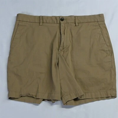 Pantalones Cortos Chinos Banana Republic 33 x 7" Caqui 664825 Aiden Slim Foto 1 de 4