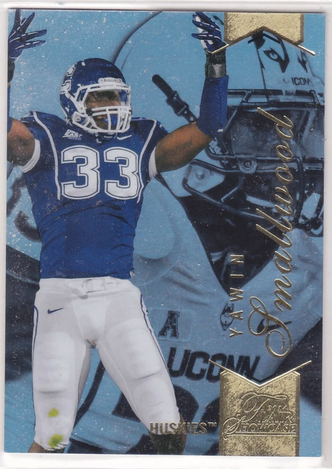 2014 Flair Showcase Football Yawin Smallwood #9 UCONN - Image 1 of 1