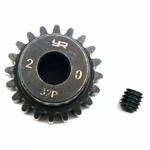 NEW Yeah Racing MG-32008 HD Steel 5mm Bore Pinion Gear 32P 20T FREE US SHIP - Picture 1 of 2