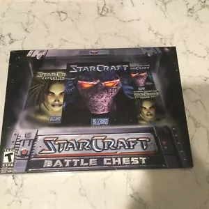 StarCraft Battle Chest (PC, 1999) Blizzard Big Box Brand New - Picture 1 of 9