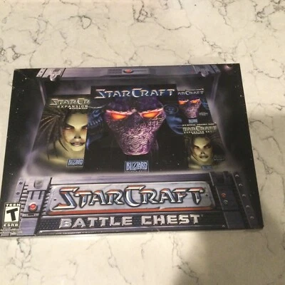 StarCraft Battle Chest (PC, 1999) Blizzard Big Box Brand New - Image 1 of 4
