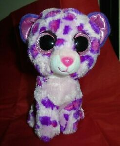 Ty Beanie Boos Glamour Plush Cheetah Glitter Eyes Stuffed Animal 6''
