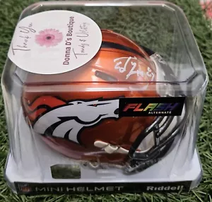 Ed McCaffrey Denver Broncos Signed Autographed Flash Mini Helmet Beckett COA - Picture 1 of 5