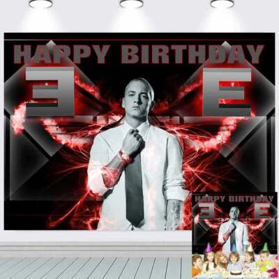 Emine Party Decoration Party Supplies Banner Backdrop Poster For Fans 7x5ft - Image 1 of 4