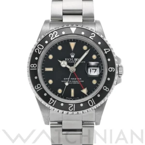 GEBRAUCHTE ROLEX GMT MASTER 16700 schwarzes Gehäuse: 40×40mm Herrenuhr #111918 - Bild 1 von 7