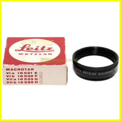 Leica Leitz Wetzlar Macrotar VI/b aggiuntivo macro con innesto Series VI Closeup - Imagen 1 de 2