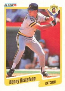 1990 Fleer Baseball Benny Distefano Pittsburgh Pirates #464