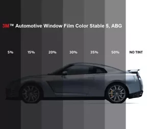 3M Sonnenschutzfolie Auto Fensterfolie Stable 35 Tönungsfolie 508mm breit - Bild 1 von 5
