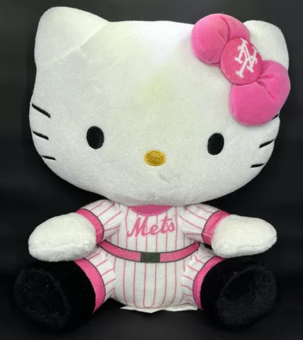 New York Mets Hello Kitty by Sanrio Pink Plush Toy Stuffed Animal Baseball 2014 Cover