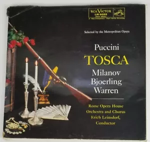 ERICH LEINSDORF Puccini TOSCA 2LP VG LSC-6052 Living Stereo SD Book MONO 1957 - Picture 1 of 9