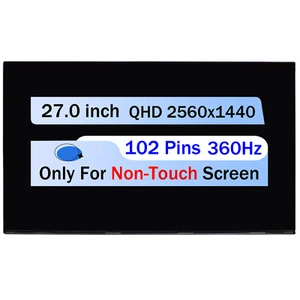 27" New For ASUS PG27AQN LCD Non-Touch Screen Replacement QHD 2560×1440 102 Pins - Picture 1 of 2