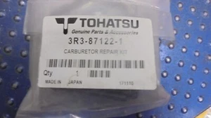 2002 2006 OEM Tohatsu MFS 9.9/15/18A-B 25/30A Carburetor Repair Kit 3R3-87122-1 - Picture 1 of 1