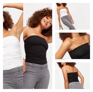 Dorothy Perkins Bandeau Tops 2 Pack Black And White Boob Tube Size 8/10