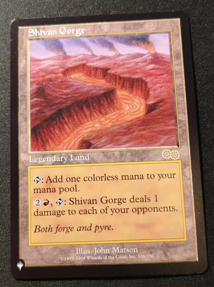 Shivan Gorge - The List - MTG - EN - NM - 326/350 - Image 1 of 1