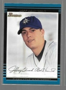 2002 Bowman Jeff Heaverlo Rookie #371 Mariners