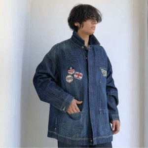 Giacca Denim Uomo Rocawear Blu Indaco Casual Nuova con Etichette - Foto 1 di 11