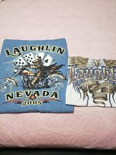 Lot Of 2 Size XL Laughlin Nevada Biker Best And Shirt
