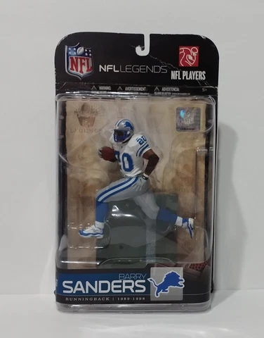 McFarlane 2009 Detroit Lions #20 BARRY SANDERS Figure NFL Legends Series 5 Cover
