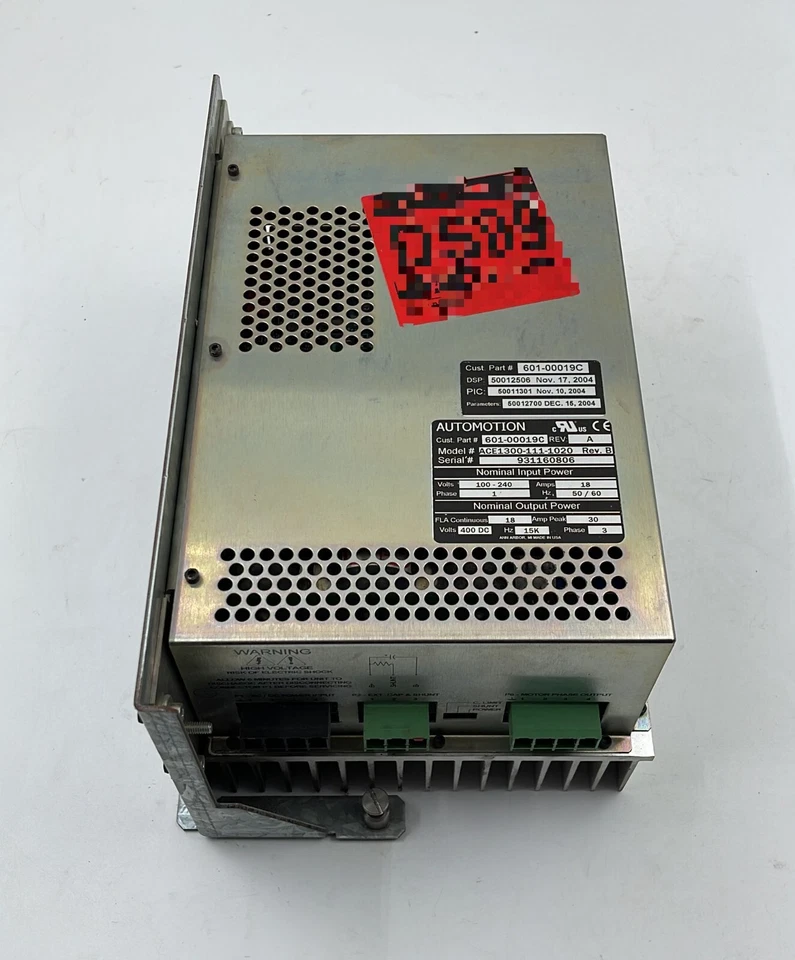Electrocraft 601-00019C ACE1300-111-1020 AUTOMATION Controls Servo Drive **AS IS - Image 1 of 4