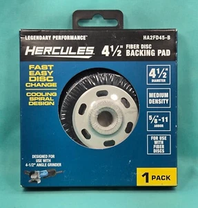 Brand New Hercules HA2FD45-B 4 1/2" Fiber Disc Backing Pad Use With Fiber Discs - Picture 1 of 2