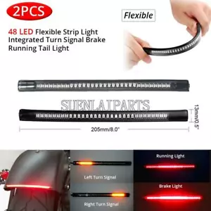 2PCS LED Turn Signal Stop Tail Light For Honda Shadow ACE Spirit VT 600 750 1100 - Picture 1 of 5