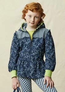NWT Matilda Jane Enchanted Garden Wildflower Bouquet Blue Floral Jacket Size 8 - Picture 1 of 6