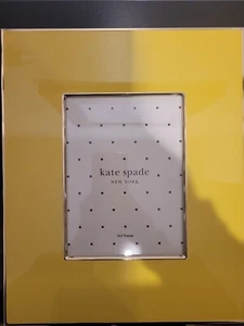 Kate Spade Make It Pop Sunshine Yellow Picture Frame 5x7 Lenox - Picture 1 of 7