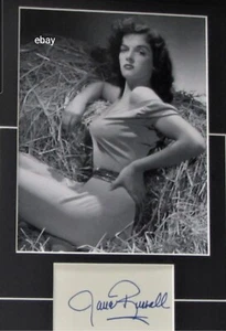 JANE RUSSEL 50s SCREEN SIREN 8 x 6 SIGNED PHOTO PRINT BIG SALE £5 CHARITY - Picture 1 of 1