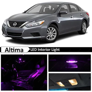13x Purple LED Lights Interior Bulb Package Kit Fits Nissan Altima 2015-2016 - Bild 1 von 9