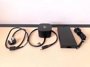 HP THUNDERBOLT 4 280W G4 DOCK COMBO CABLE RRP £340 P/N 4J0G4AA WTY 16/10/2025 - Photo 1/8