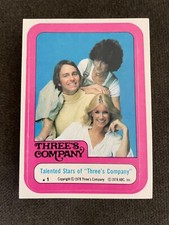 Three's Company Trading Card Sticker Set 44 1978 ABC, Inc. Chrissy Janet Jack